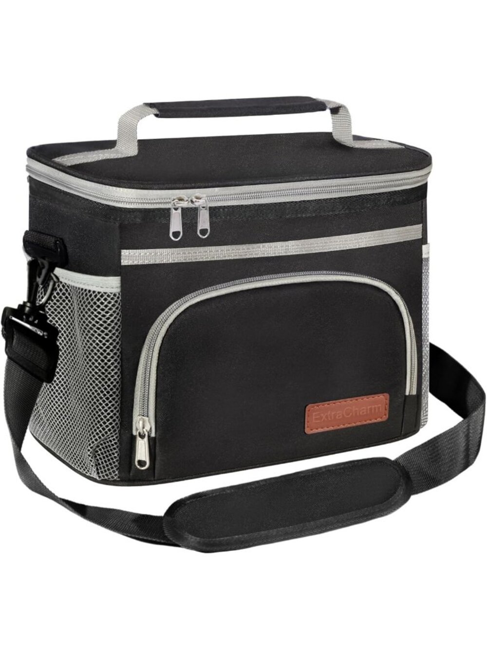 Versatile Insulated Lunch Bag - Leakproof Cooler Tote for Office, Picnic